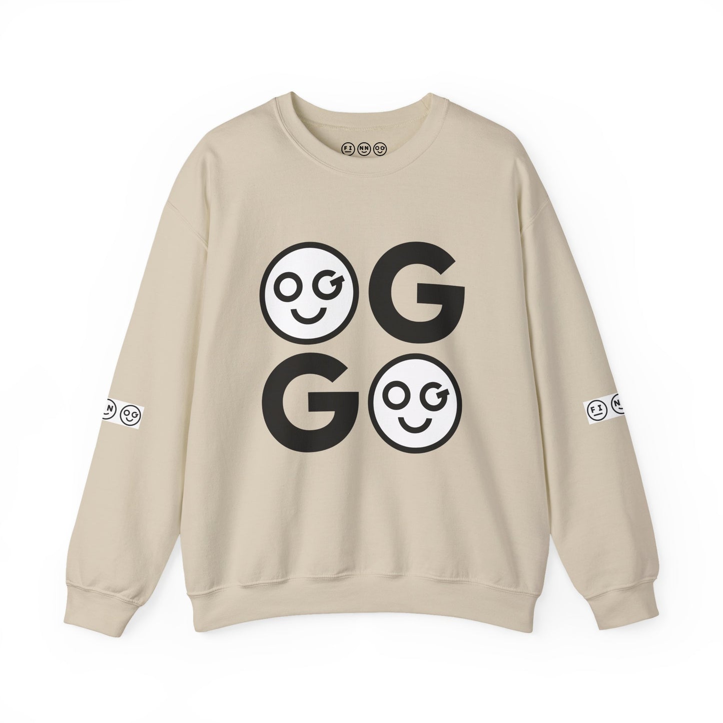 GO dark Unisex Crewneck Sweatshirt - OG Garments