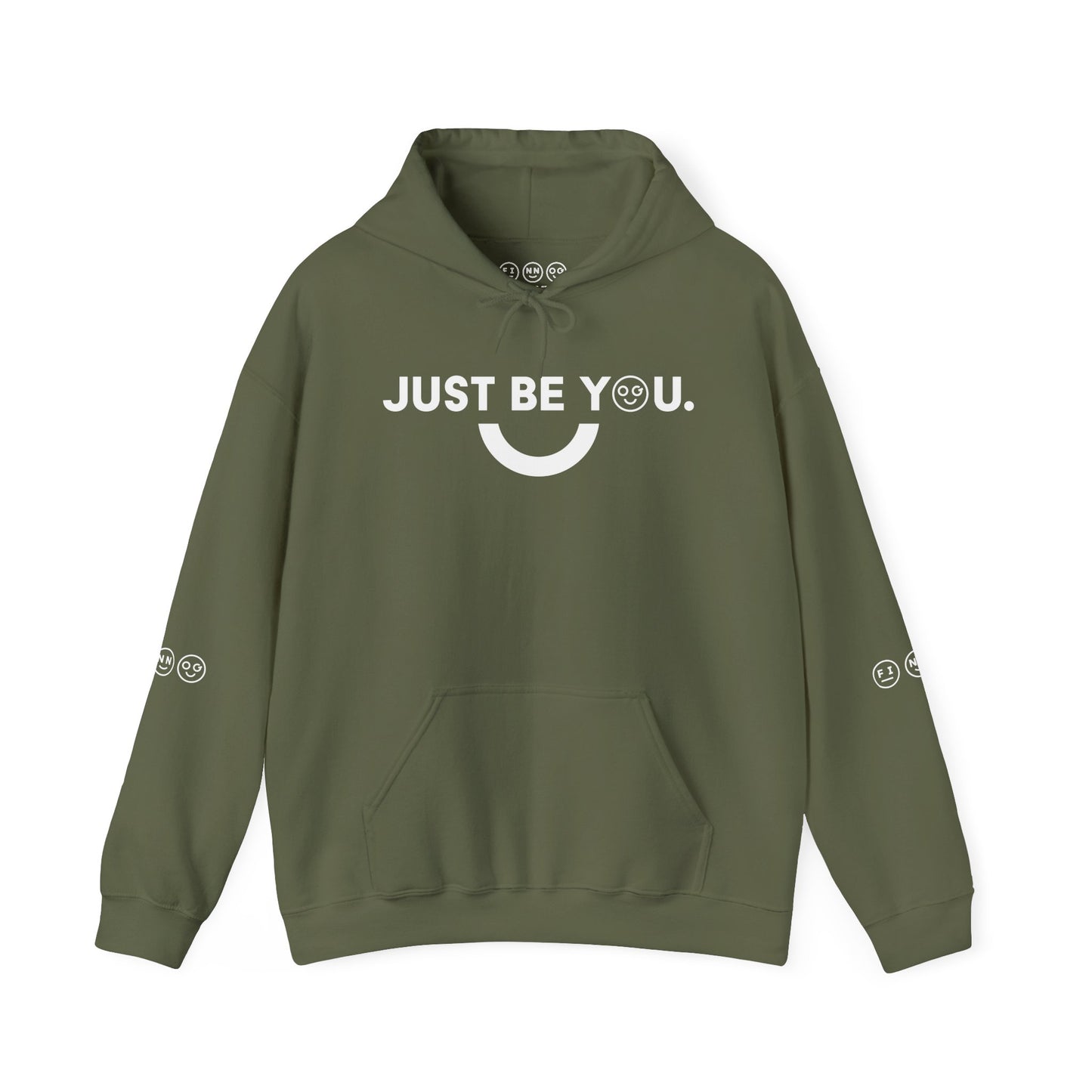 Just be you light Unisex Hooded Sweatshirt - OG Garments