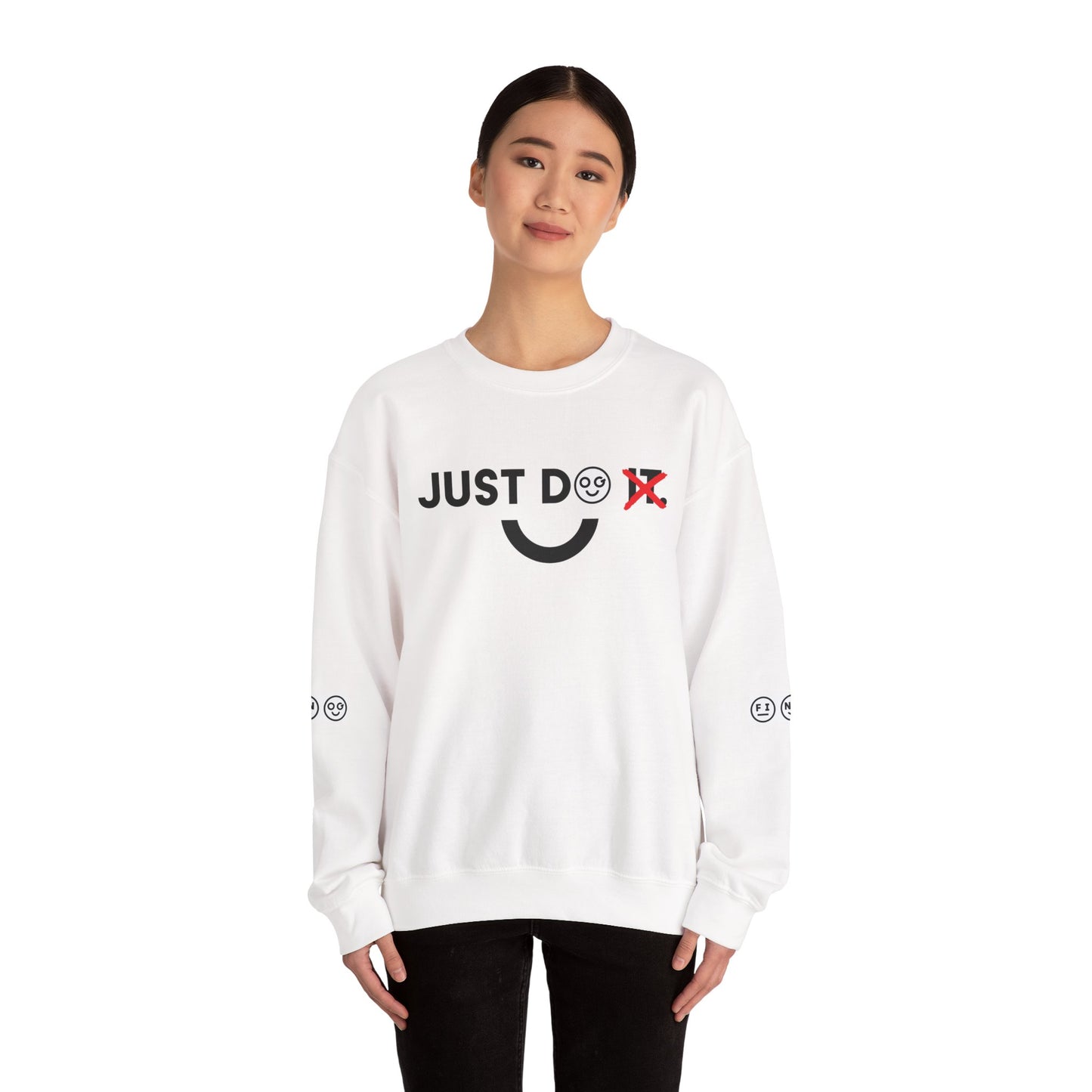 Just do dark Unisex Crewneck Sweatshirt - OG Garments