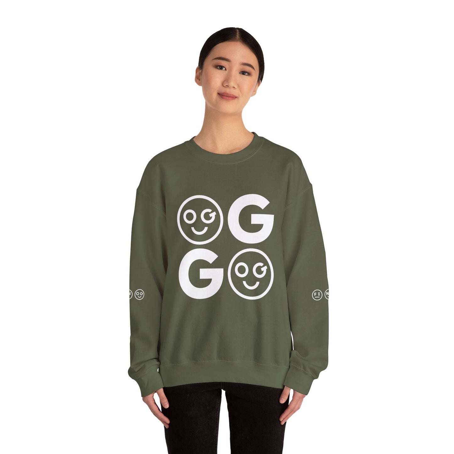GO light Unisex Crewneck Sweatshirt - OG Garments