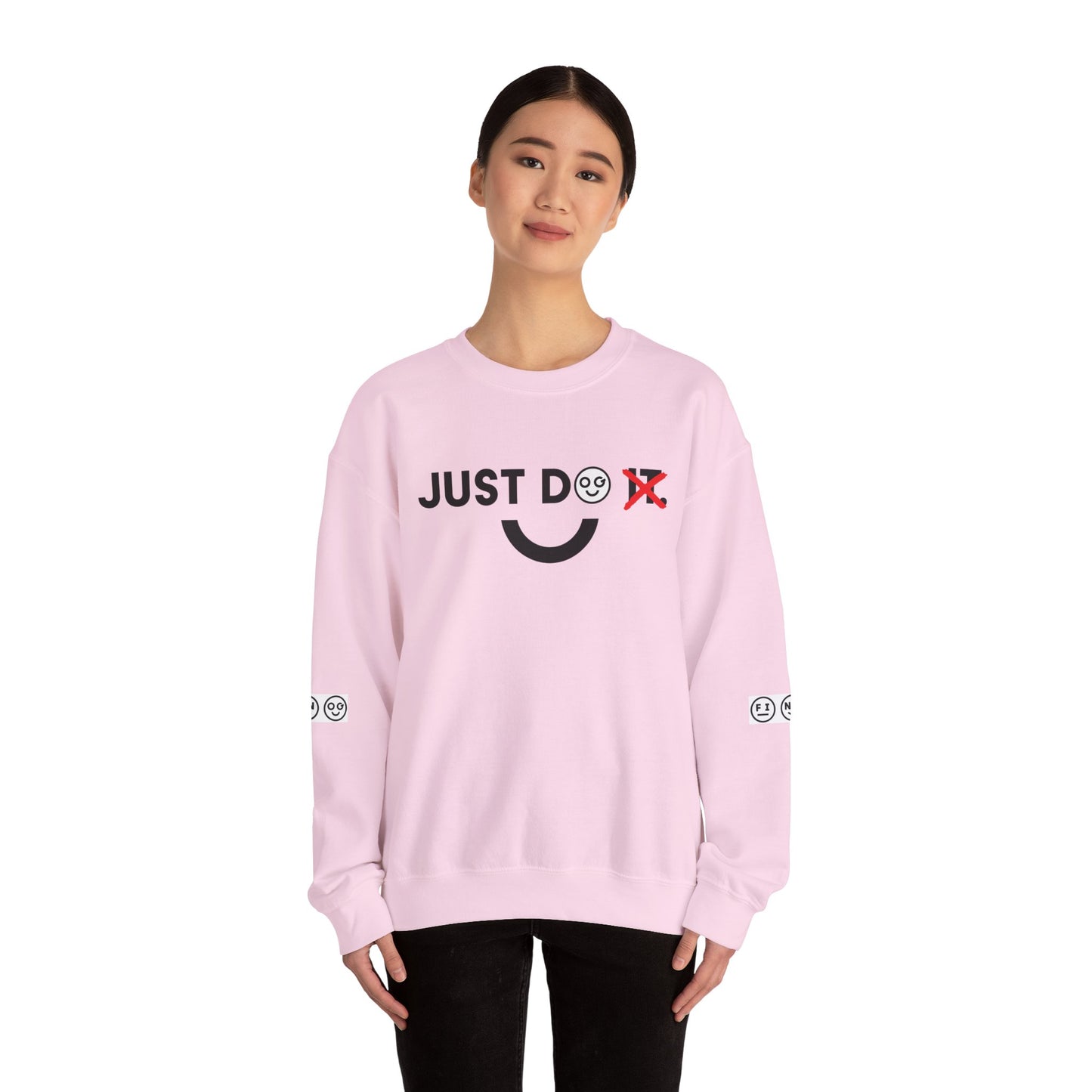 Just do dark Unisex Crewneck Sweatshirt - OG Garments