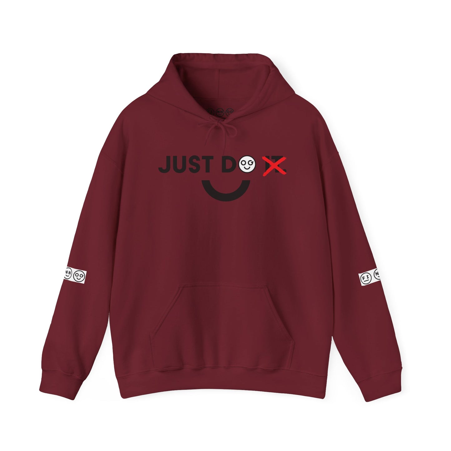 Just do dark Unisex Hooded Sweatshirt - OG Garments