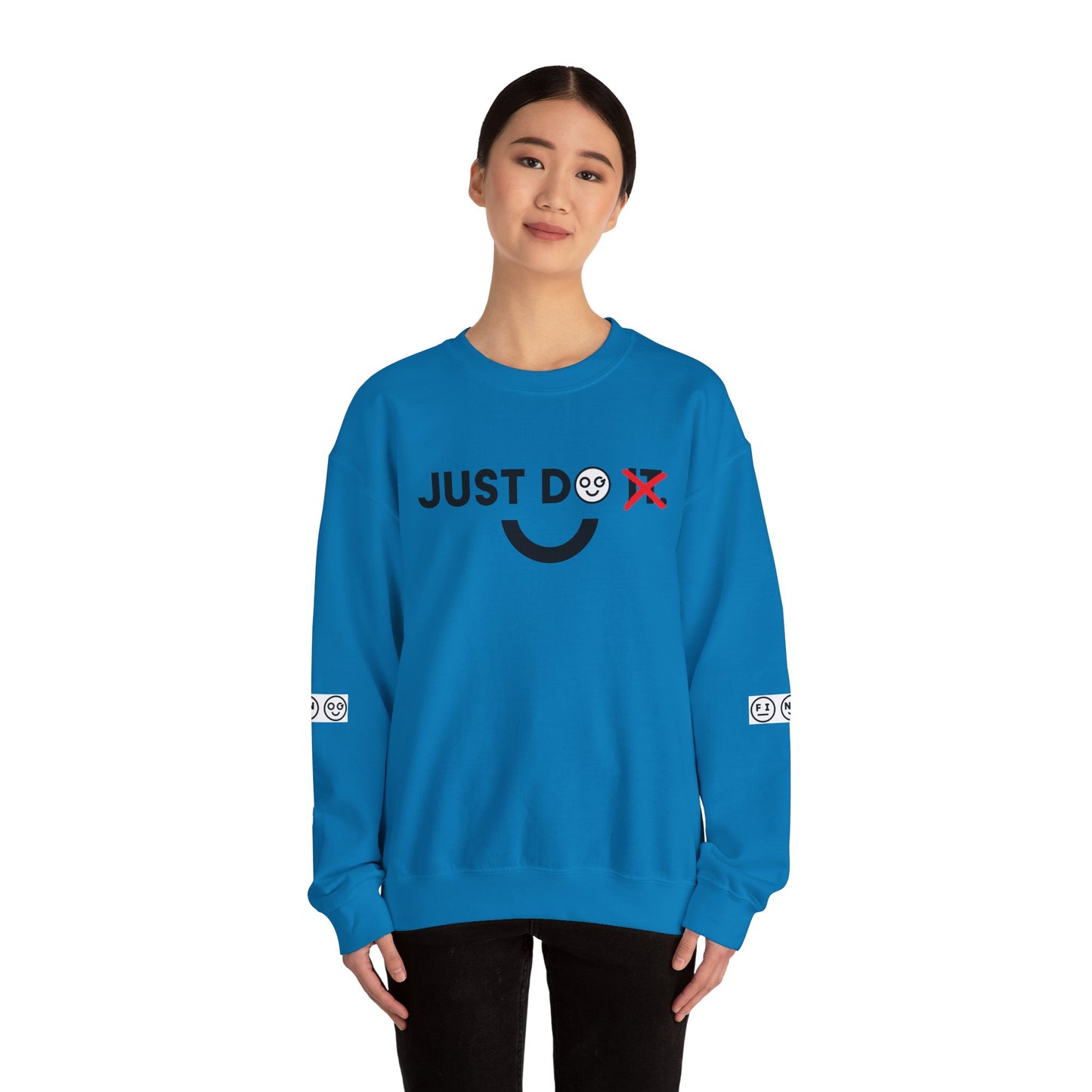 Just do dark Unisex Crewneck Sweatshirt - OG Garments