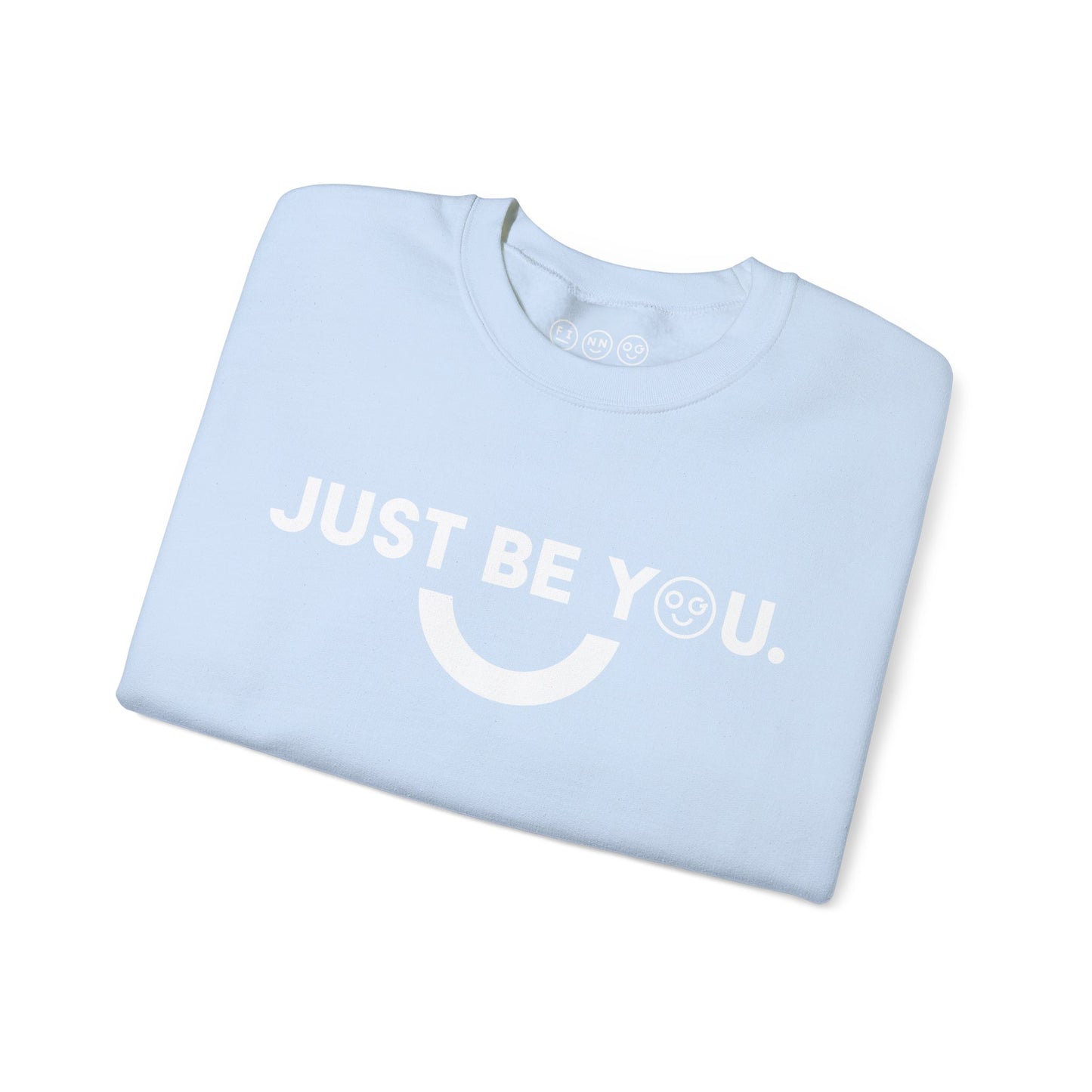 Just be you light Unisex Crewneck Sweatshirt - OG Garments