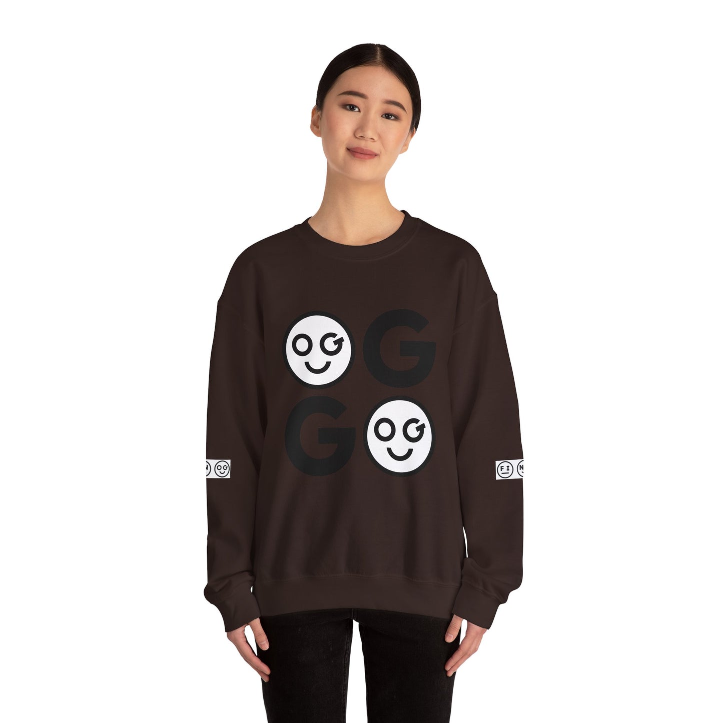 GO dark Unisex Crewneck Sweatshirt - OG Garments