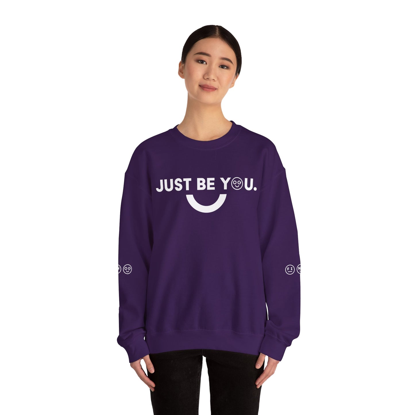 Just be you light Unisex Crewneck Sweatshirt - OG Garments