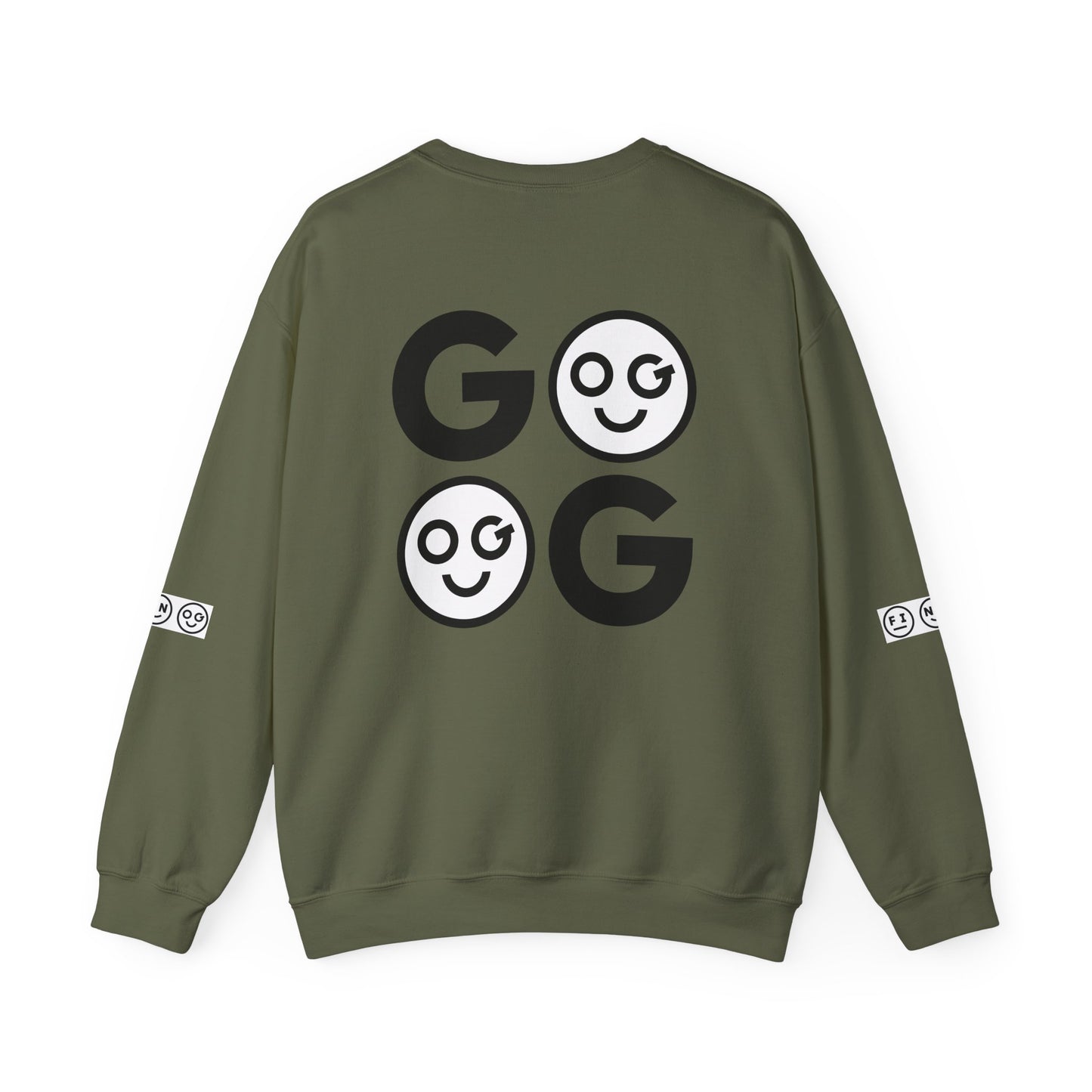 GO dark Unisex Crewneck Sweatshirt - OG Garments