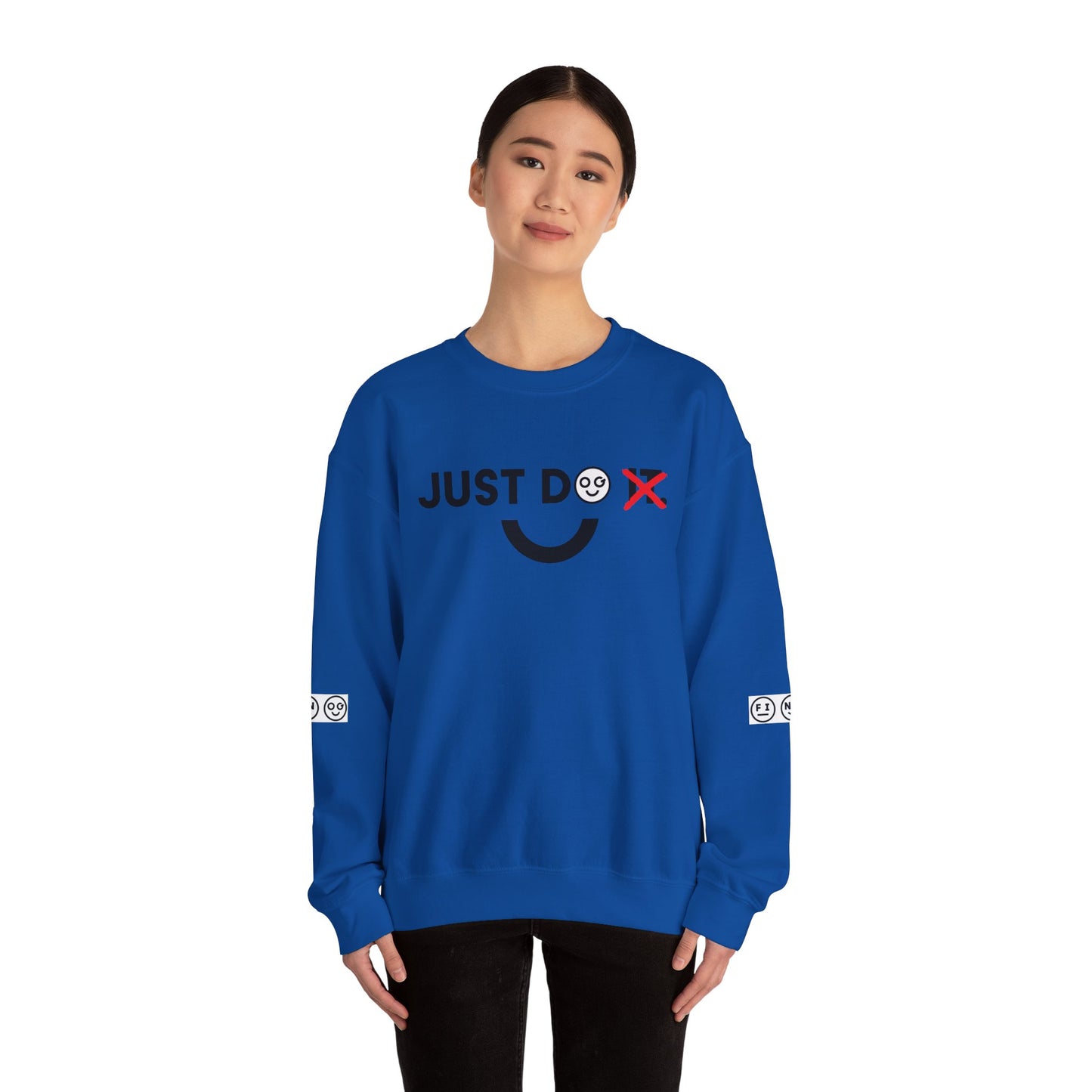 Just do dark Unisex Crewneck Sweatshirt - OG Garments