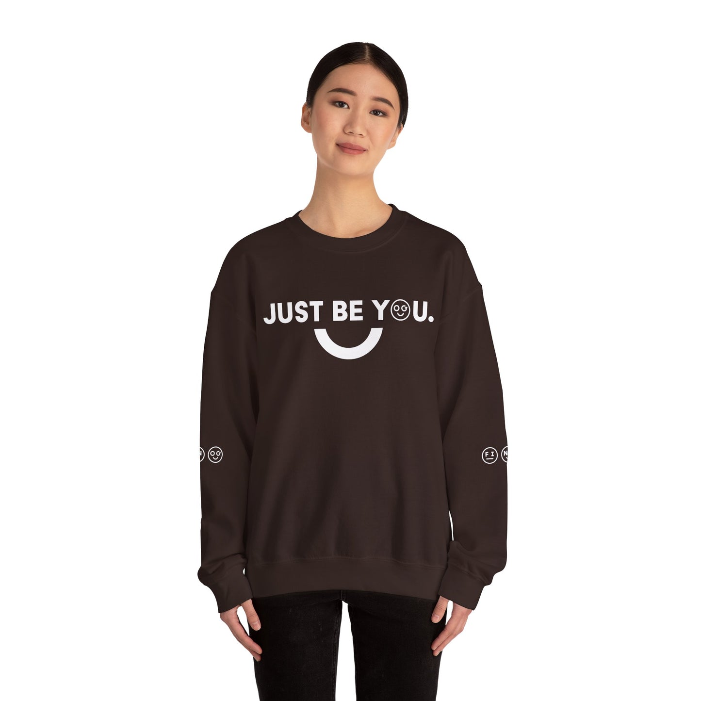 Just be you light Unisex Crewneck Sweatshirt - OG Garments