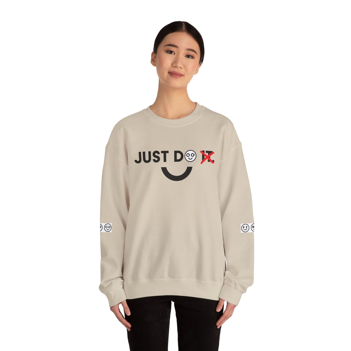Just do dark Unisex Crewneck Sweatshirt - OG Garments