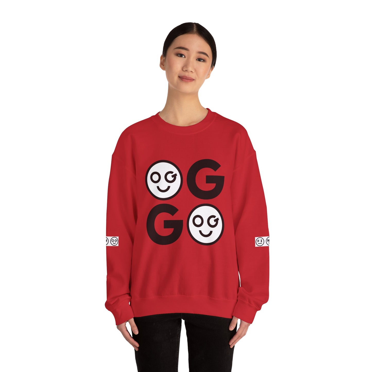 GO dark Unisex Crewneck Sweatshirt - OG Garments