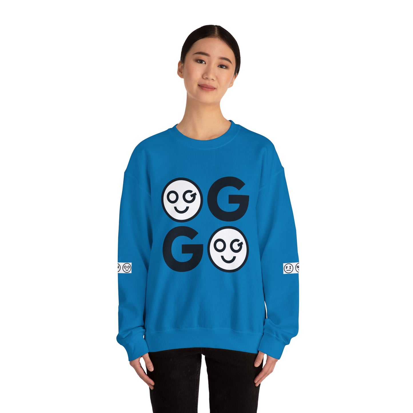 GO dark Unisex Crewneck Sweatshirt - OG Garments