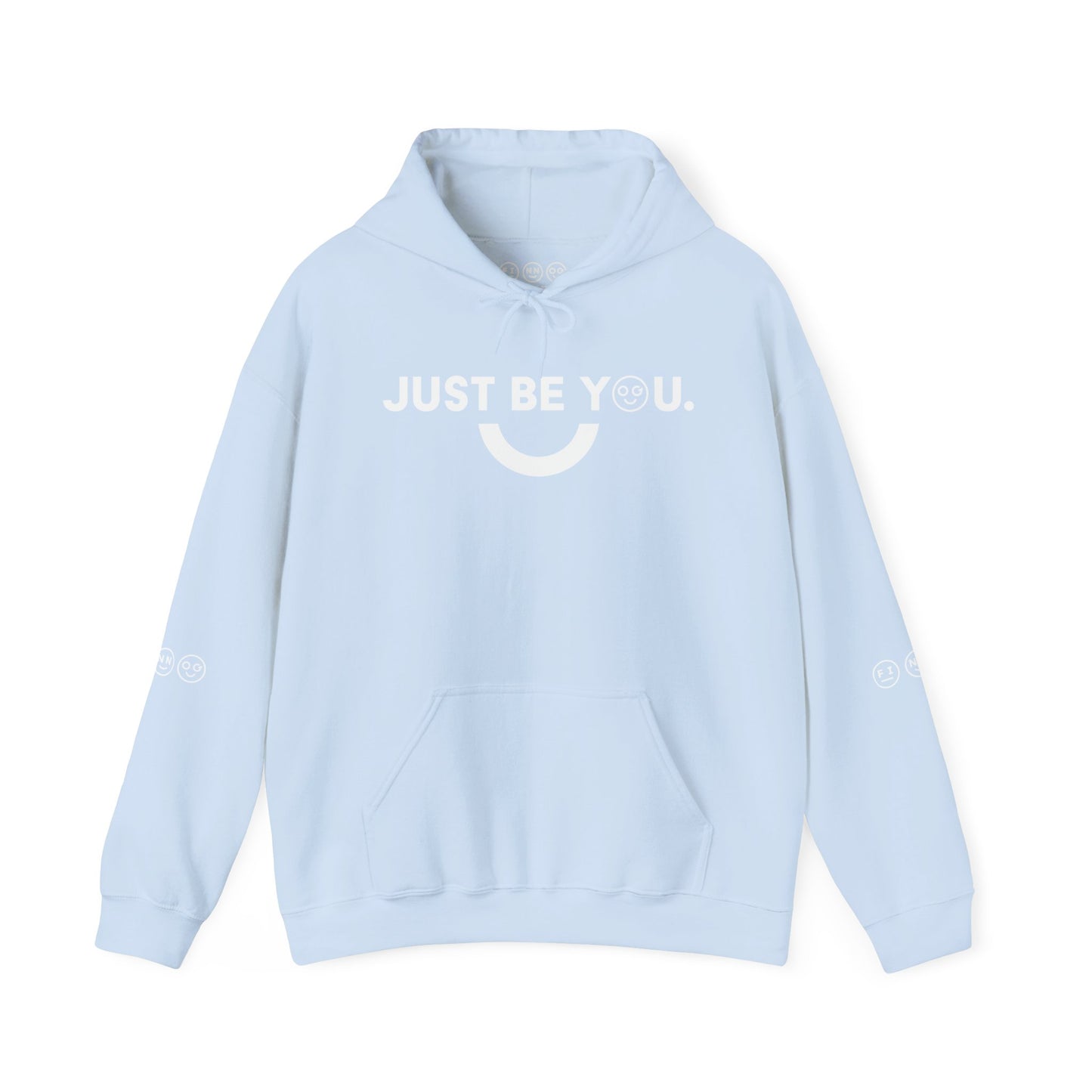 Just be you light Unisex Hooded Sweatshirt - OG Garments