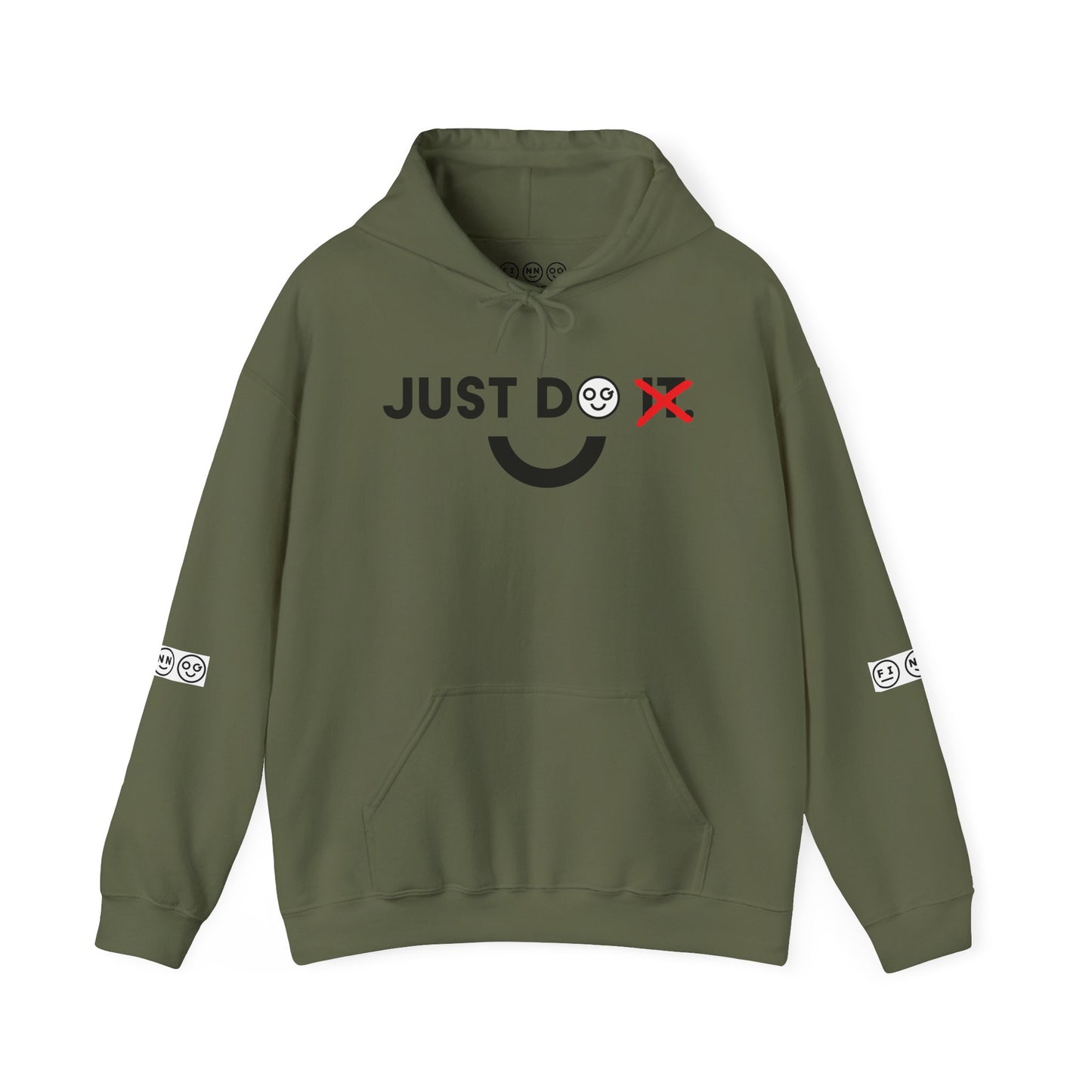 Just do dark Unisex Hooded Sweatshirt - OG Garments