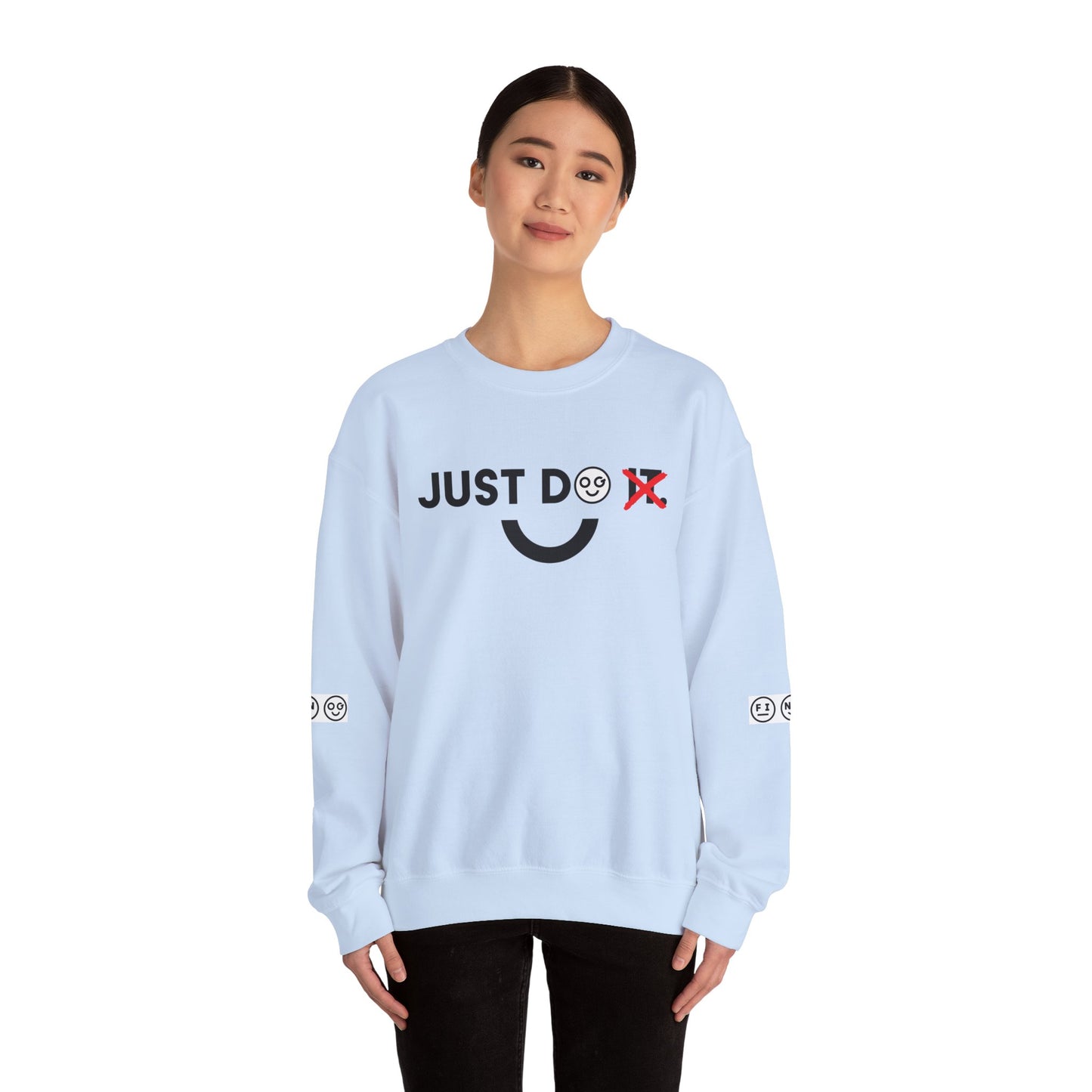 Just do dark Unisex Crewneck Sweatshirt - OG Garments
