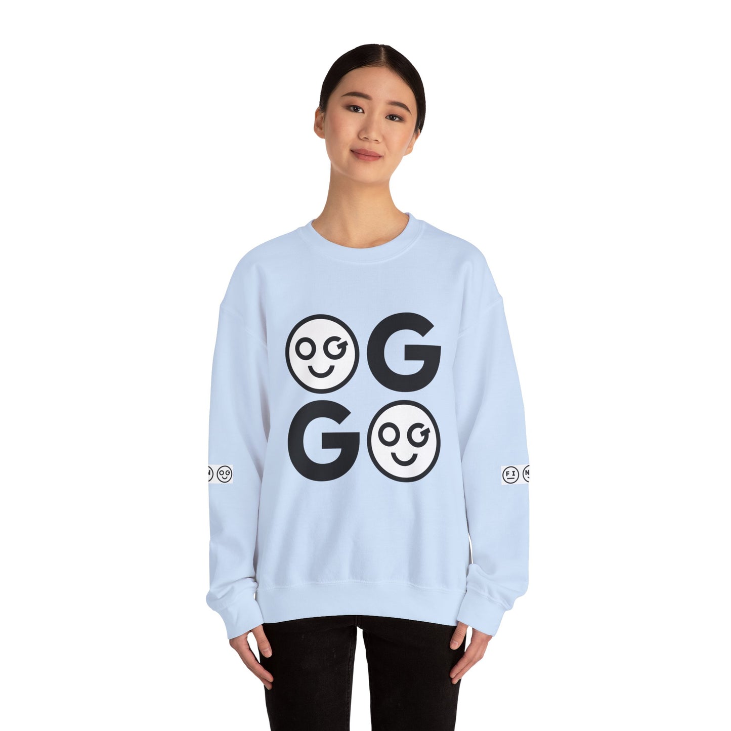 GO dark Unisex Crewneck Sweatshirt - OG Garments