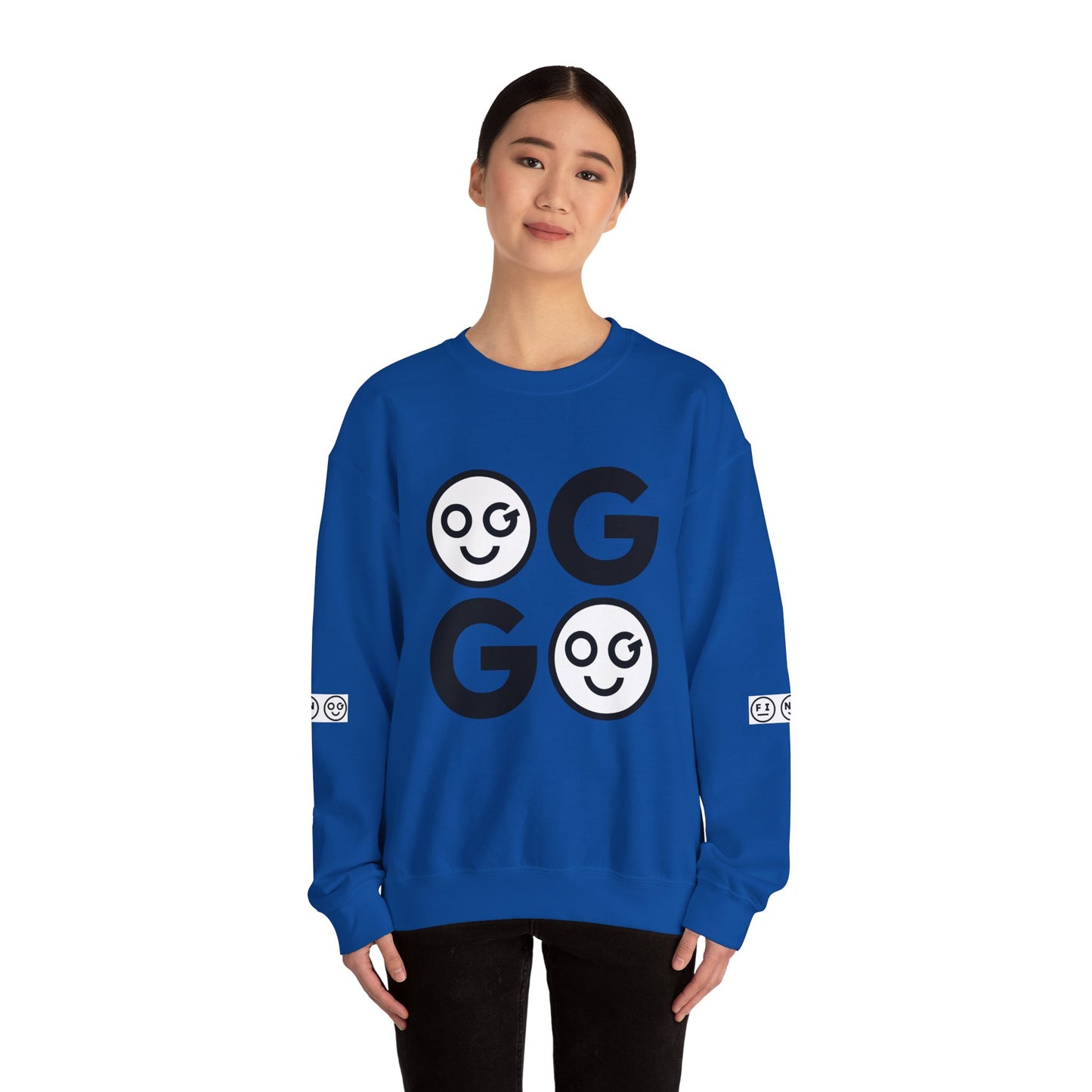 GO dark Unisex Crewneck Sweatshirt - OG Garments