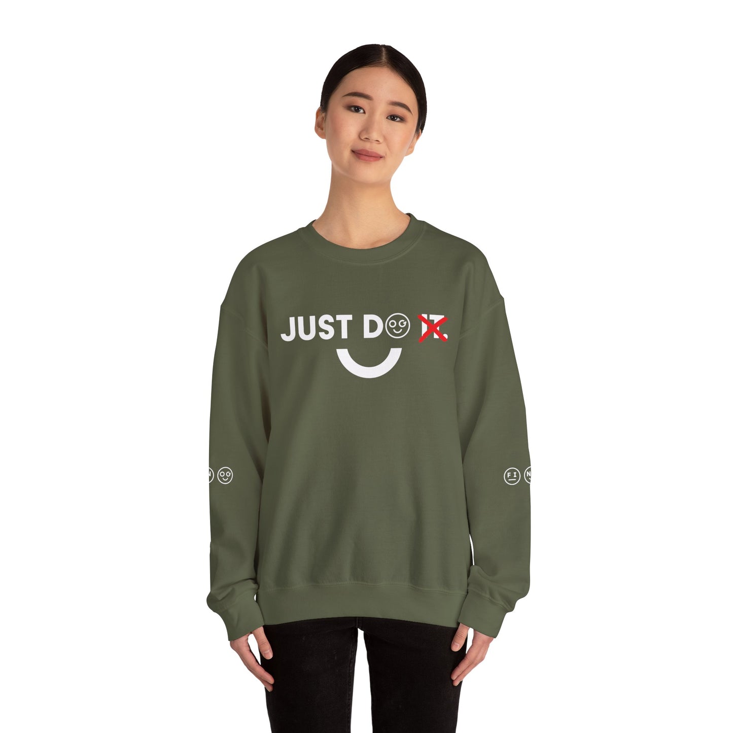 Just do light Unisex Crewneck Sweatshirt - OG Garments
