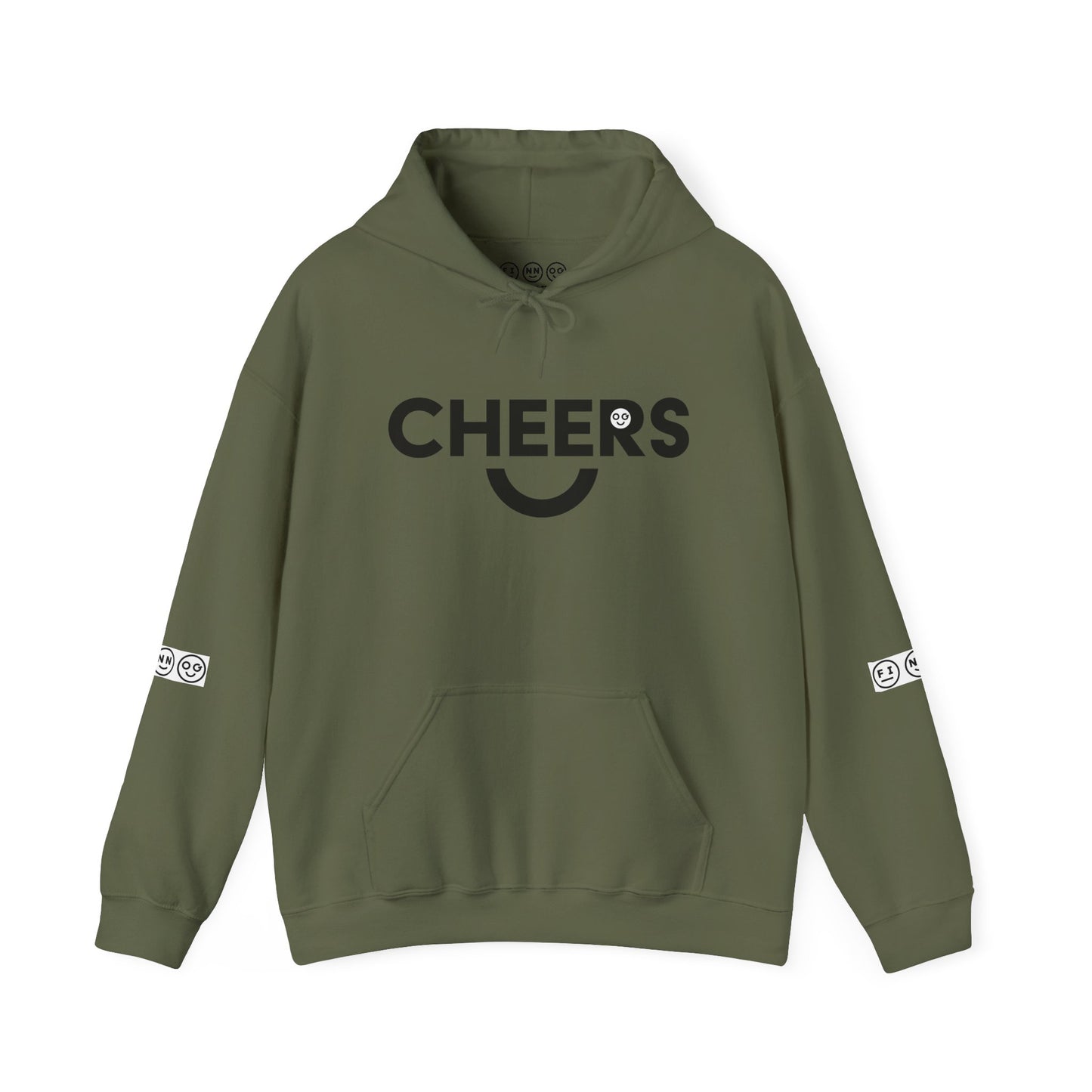 Cheers dark Unisex Hooded Sweatshirt - OG Garments