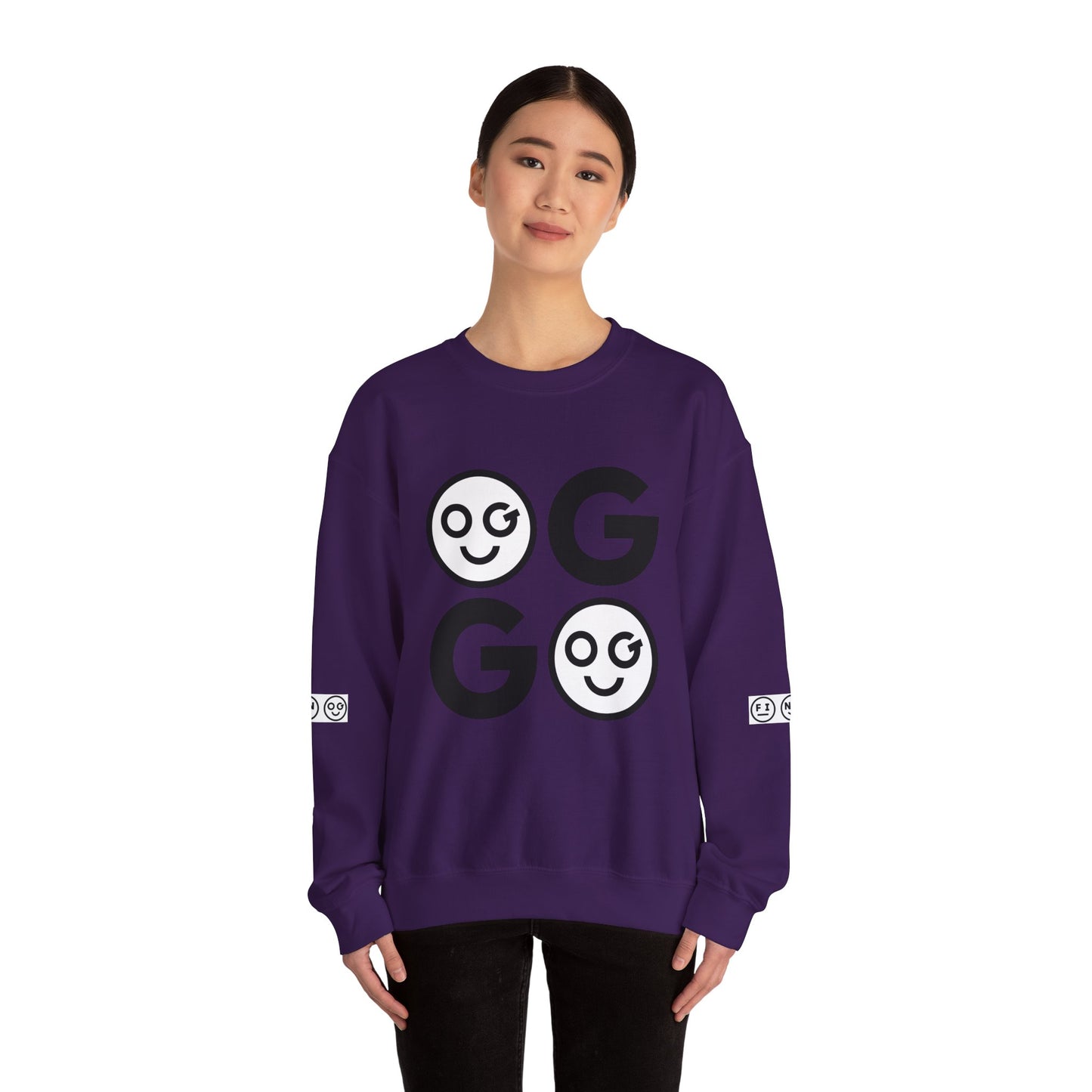 GO dark Unisex Crewneck Sweatshirt - OG Garments