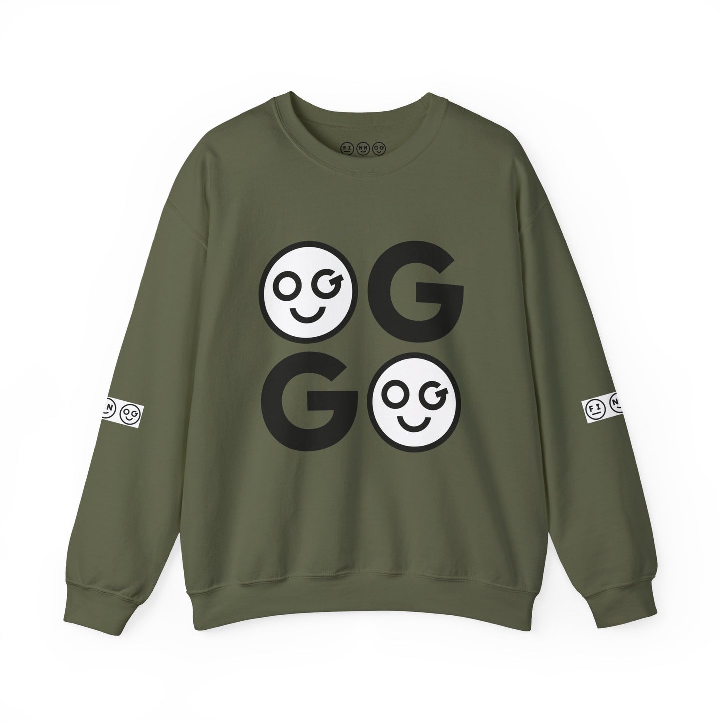 GO dark Unisex Crewneck Sweatshirt - OG Garments