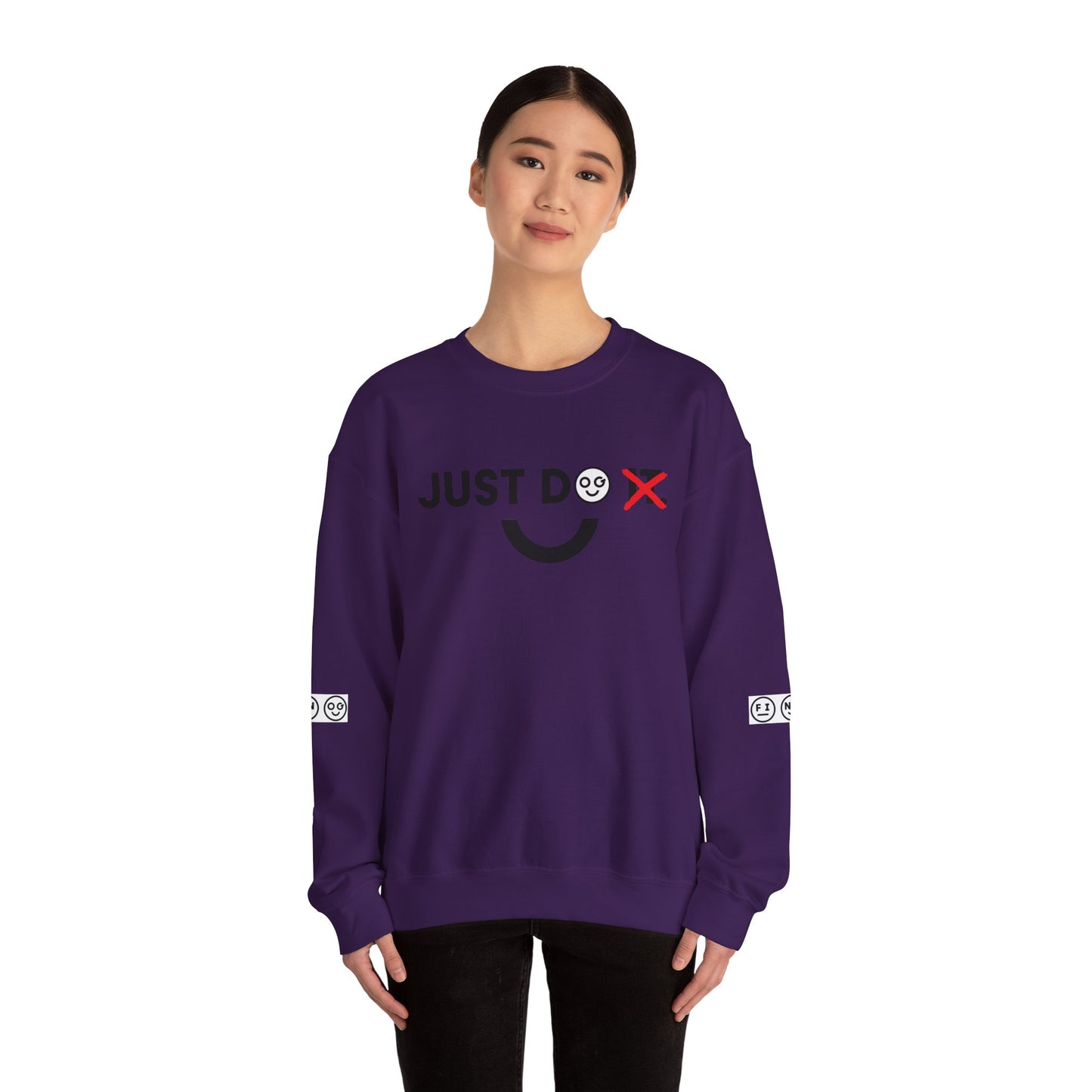 Just do dark Unisex Crewneck Sweatshirt - OG Garments