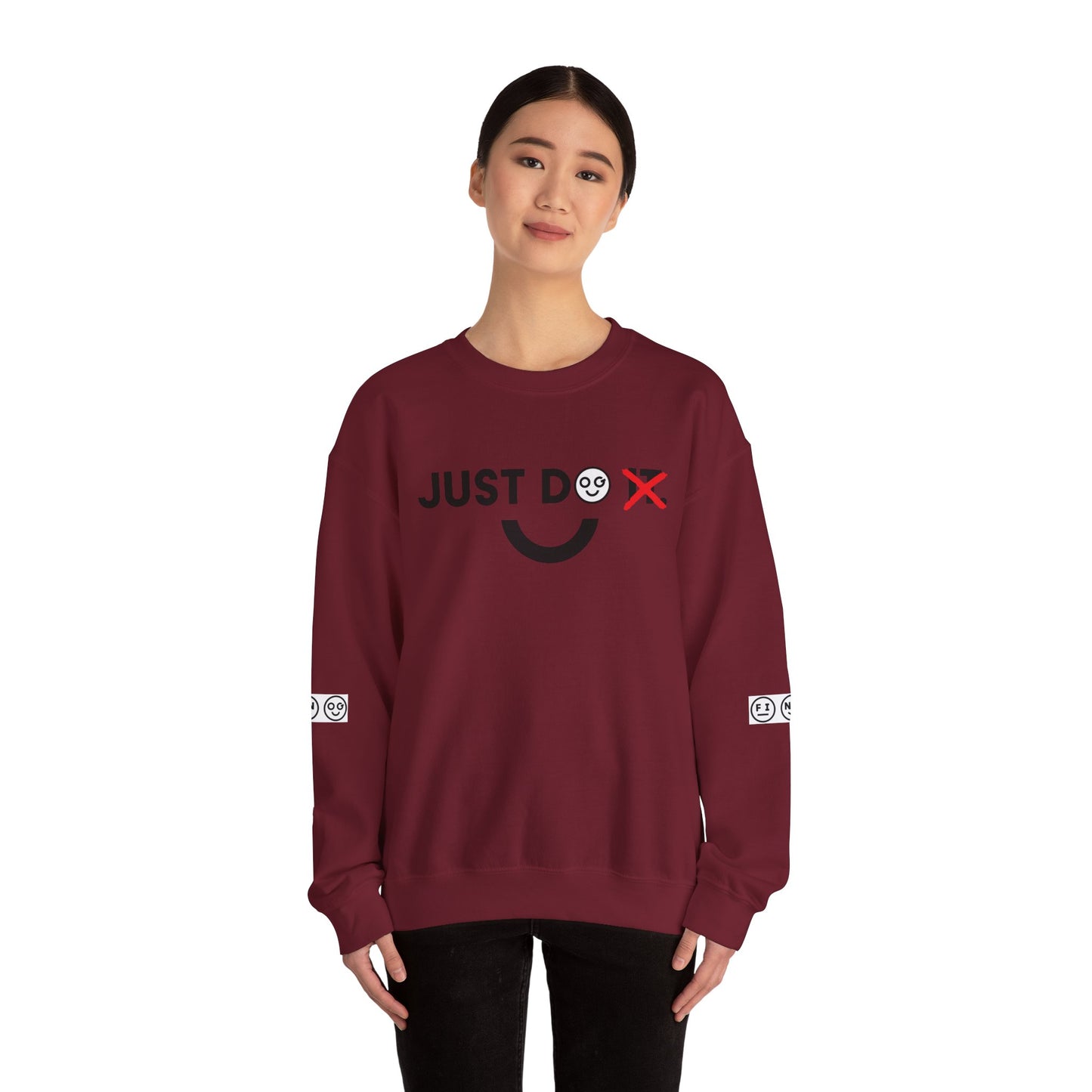Just do dark Unisex Crewneck Sweatshirt - OG Garments