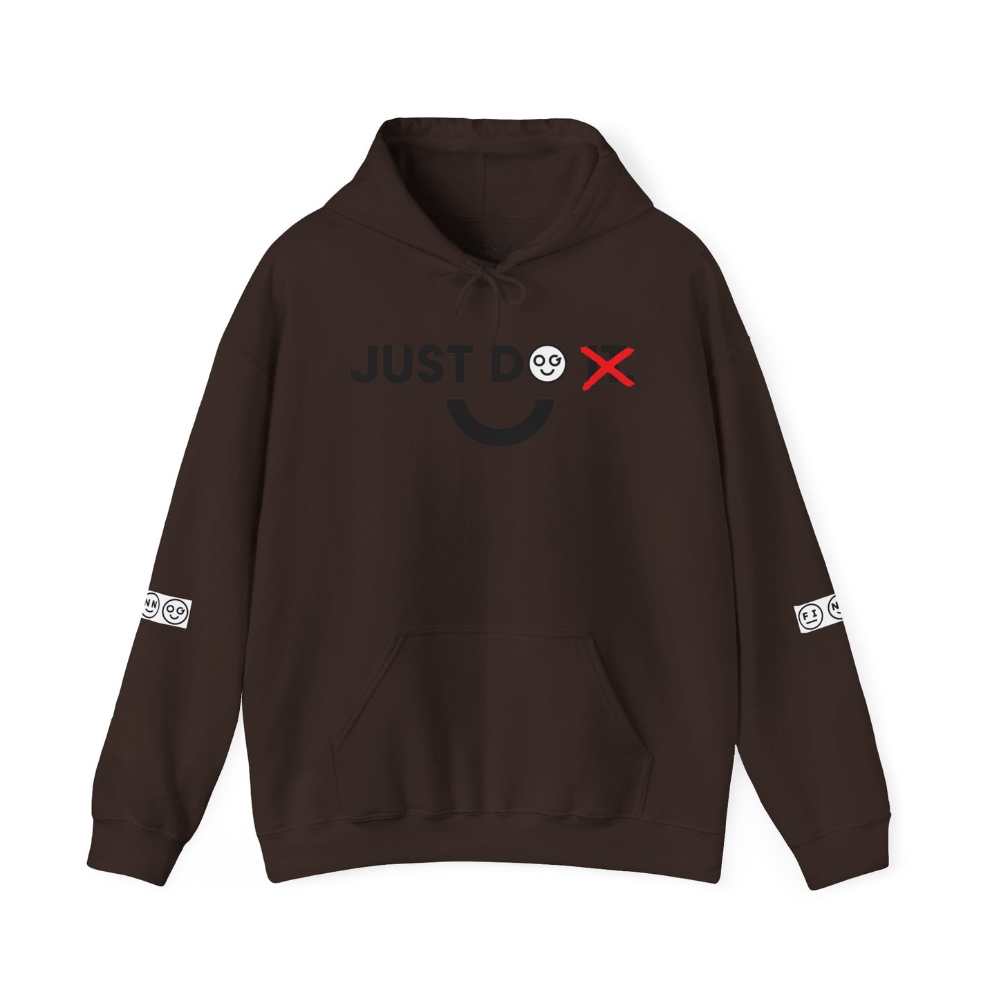 Just do dark Unisex Hooded Sweatshirt - OG Garments