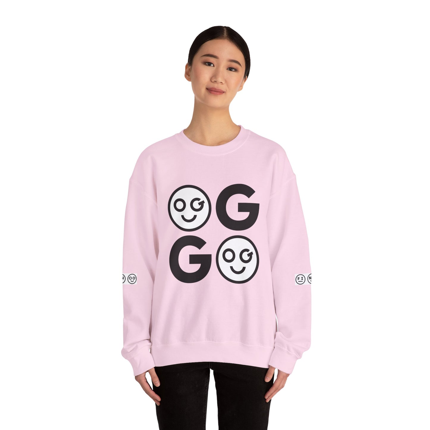 GO dark Unisex Crewneck Sweatshirt - OG Garments
