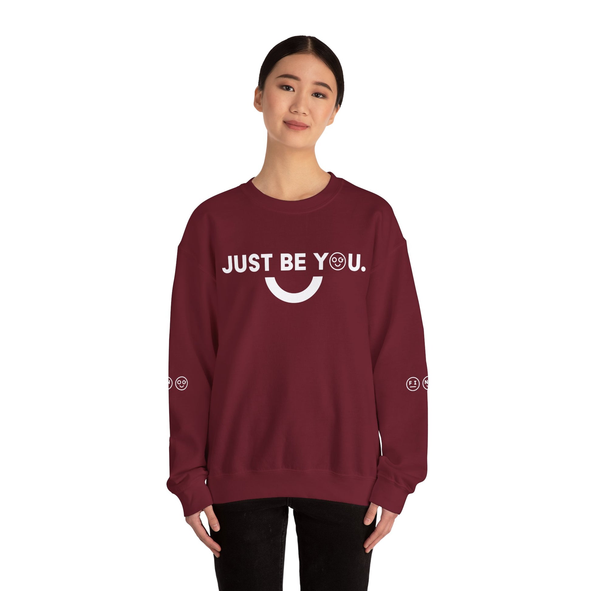 Just be you light Unisex Crewneck Sweatshirt - OG Garments