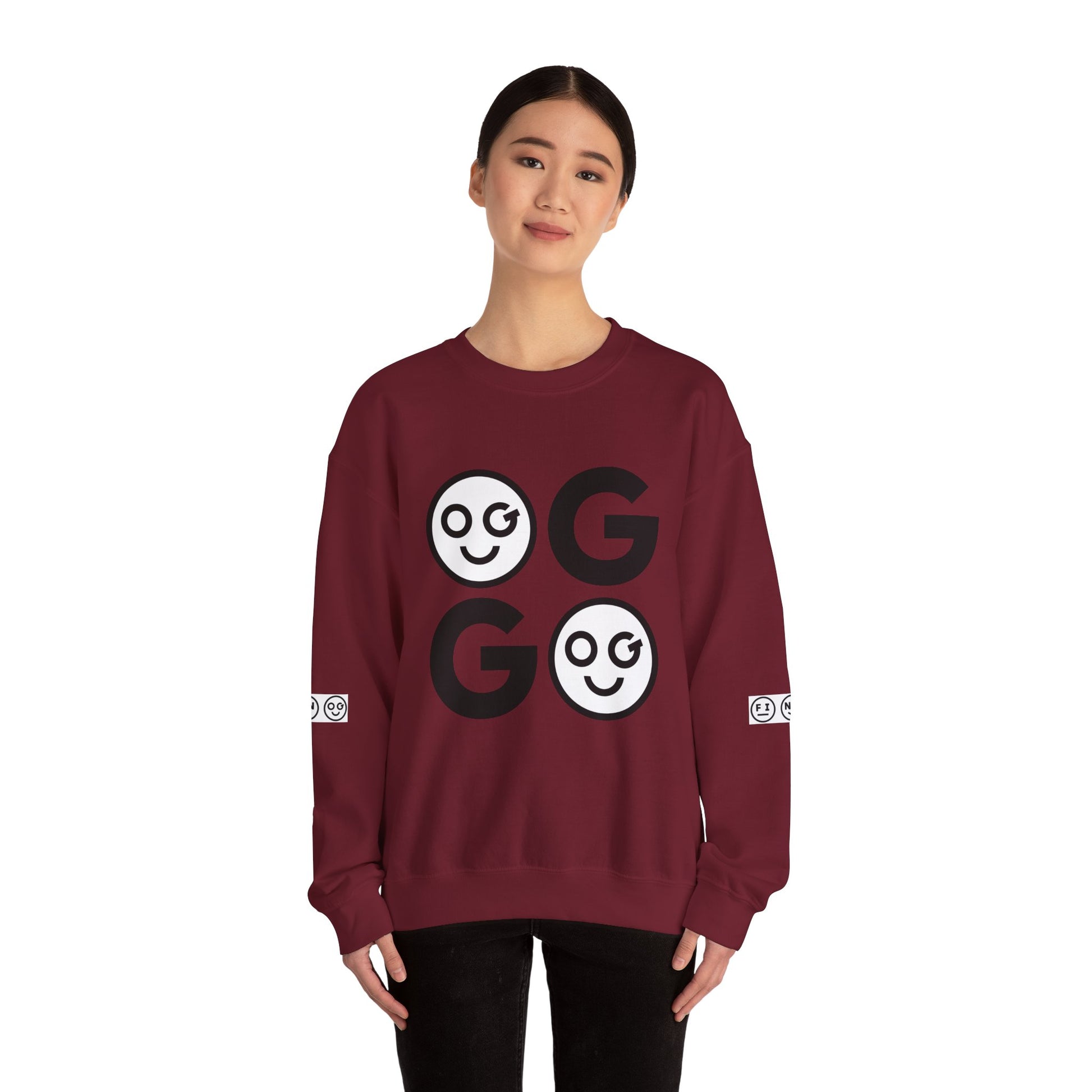 GO dark Unisex Crewneck Sweatshirt - OG Garments