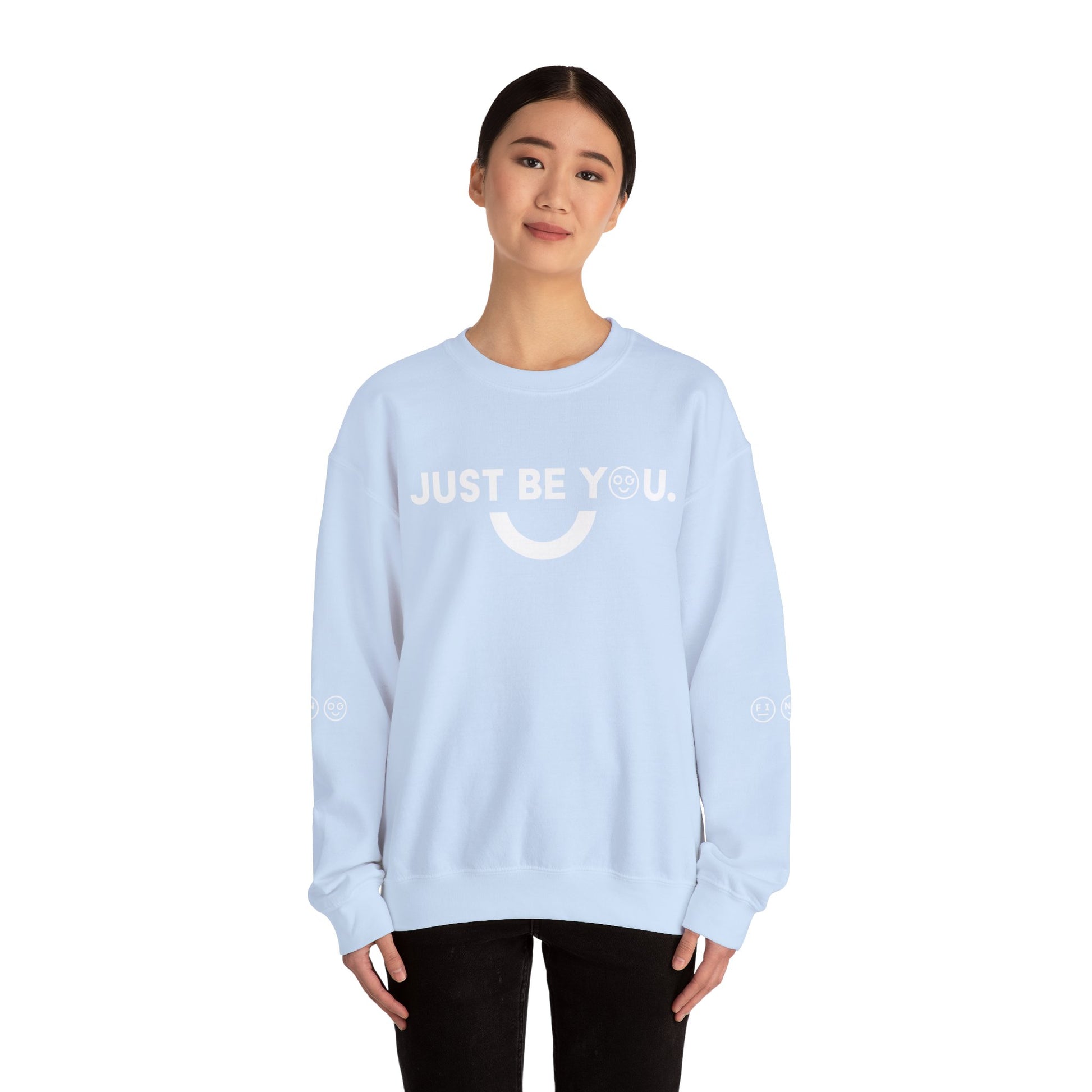 Just be you light Unisex Crewneck Sweatshirt - OG Garments