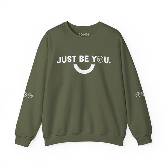 Just be you light Unisex Crewneck Sweatshirt - OG Garments
