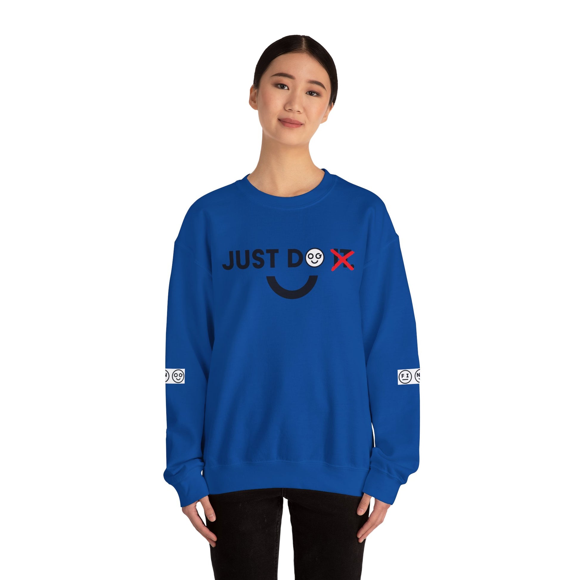 Just do dark Unisex Crewneck Sweatshirt - OG Garments