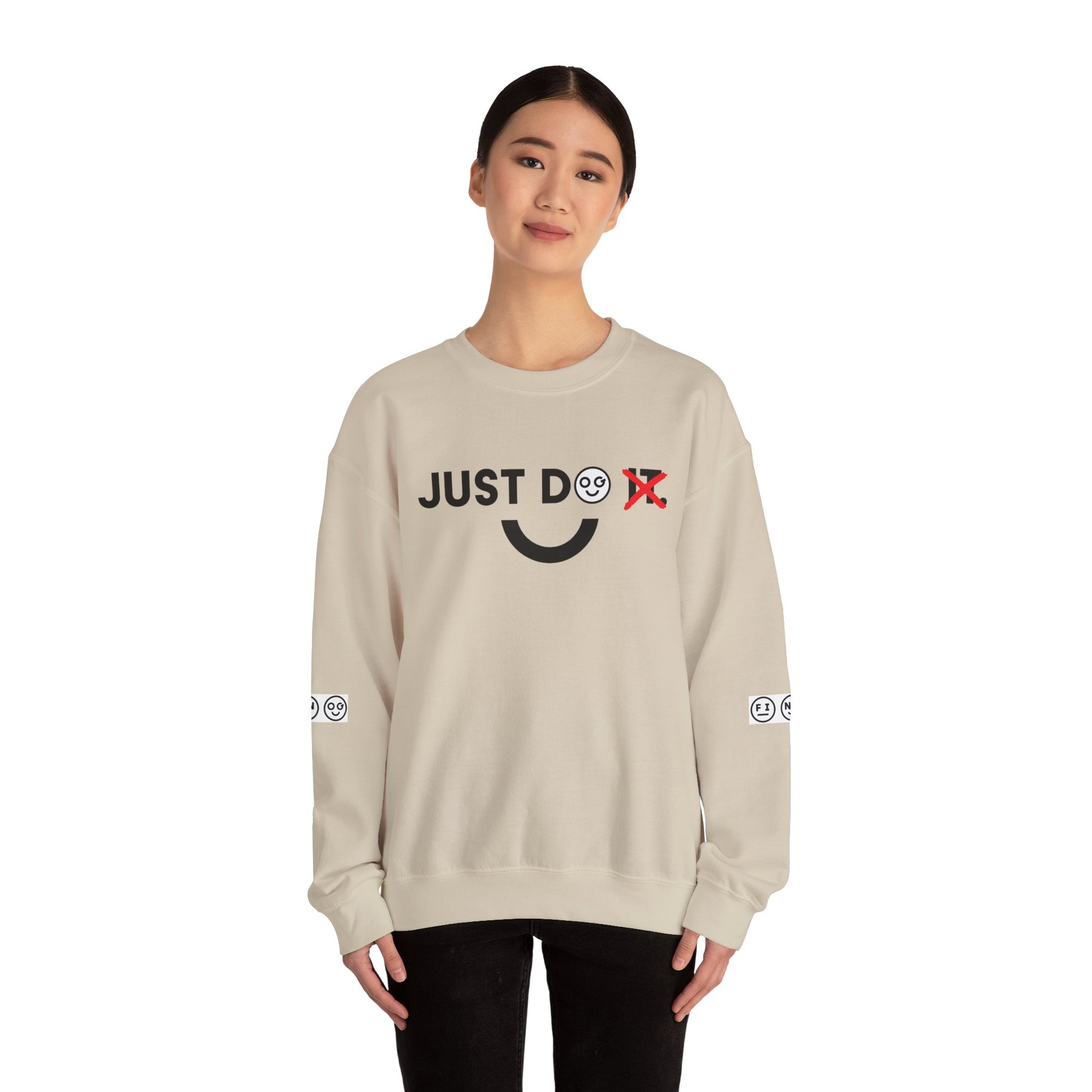 Just do dark Unisex Crewneck Sweatshirt - OG Garments