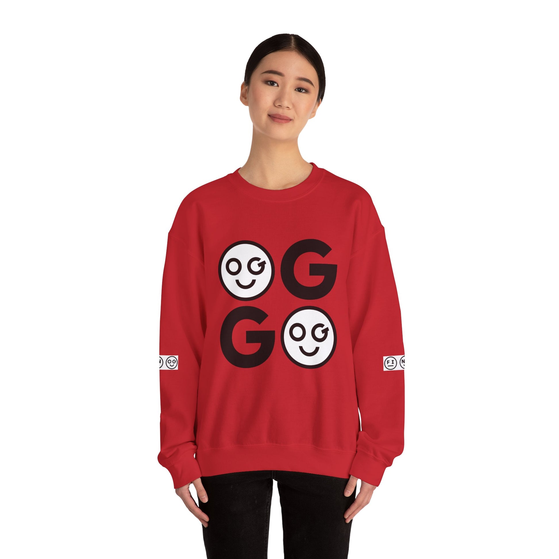 GO dark Unisex Crewneck Sweatshirt - OG Garments