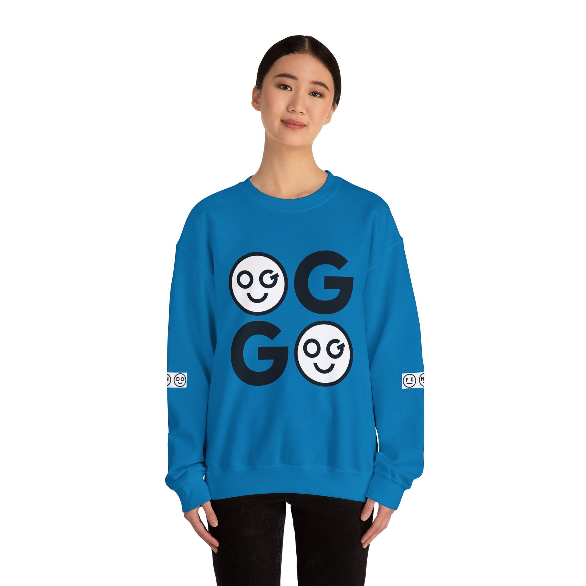 GO dark Unisex Crewneck Sweatshirt - OG Garments