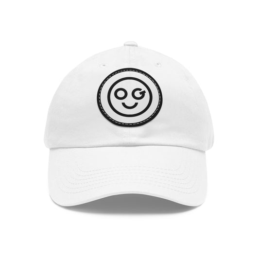 OG Dad Hat with Leather Patch (Round) - OG Garments