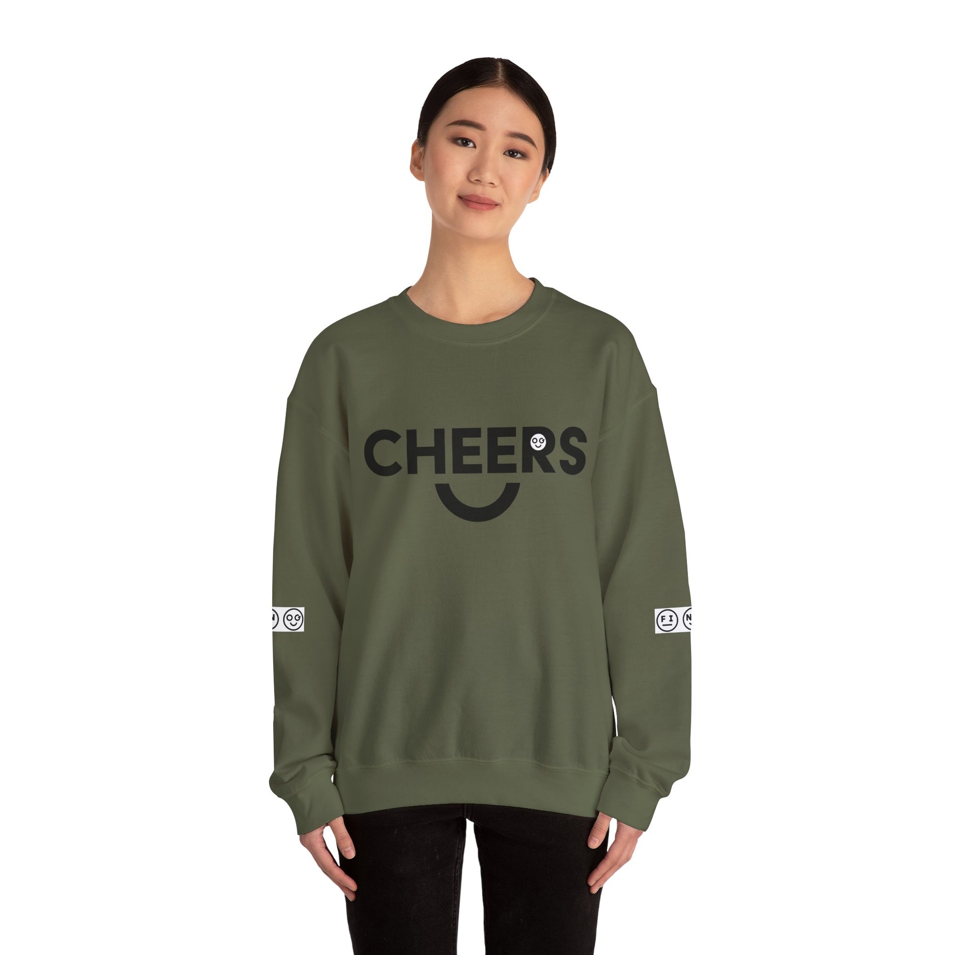 Cheers dark Unisex Crewneck Sweatshirt - OG Garments