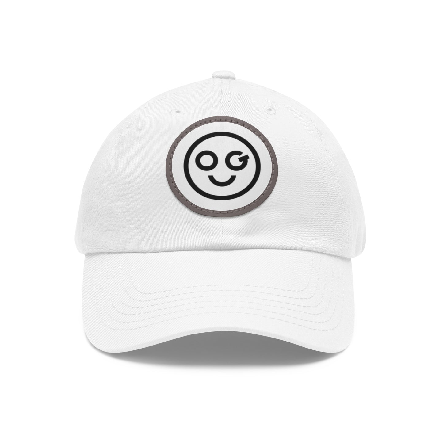 OG Dad Hat with Leather Patch (Round) - OG Garments